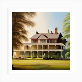 Country Home Art Print