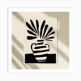 Vase Of Palms Art Print
