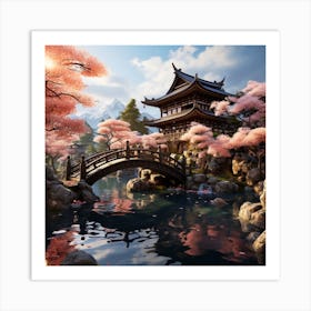 Asian Landscape 3 Art Print