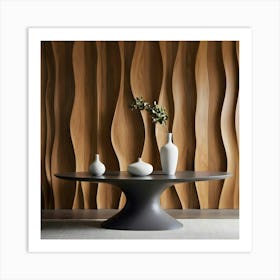 Wavy Wall 4 Art Print