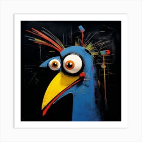 Crazy Parrot 9 Art Print