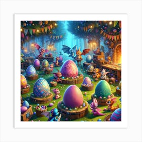 Little Dragon egg Art Print