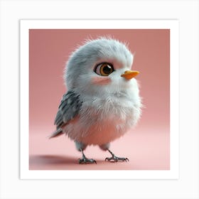 Cute Little Bird 25 Art Print