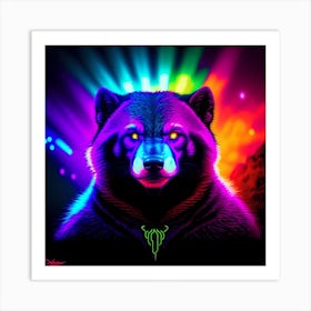 Monster Bear Art Print