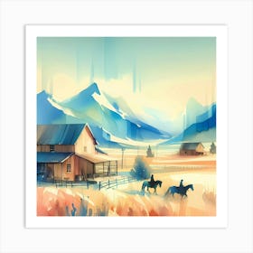 Country Scene Art Print