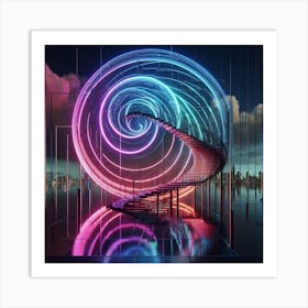 Spiral Staircase 4 Art Print