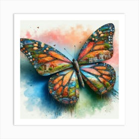 Monarch Butterfly Art 1 Art Print