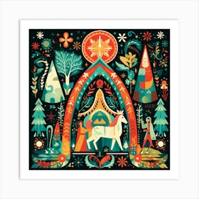 Nativity Scene 16 Art Print