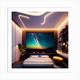 Modern Bedroom Design Ideas Art Print