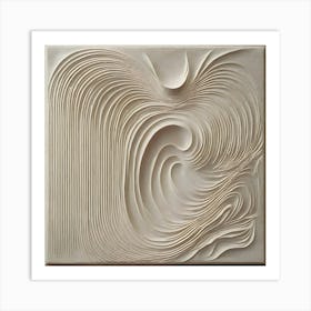 Wavy Lines 9 Art Print