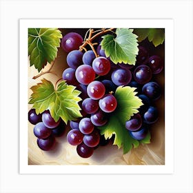 Grapes 3 Art Print