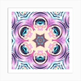 Abstract Psychedelic Pattern 2 Art Print