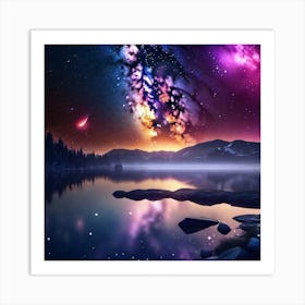 Galaxy Wallpaper 1 Art Print