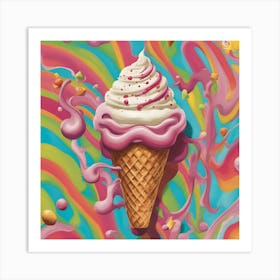 Ice Cream Cone 5 Art Print