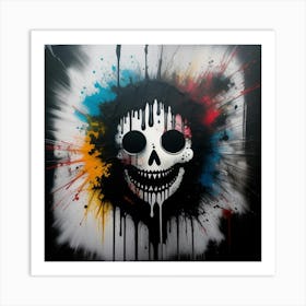 Skull Painting Art Print