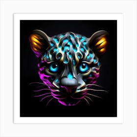 Jaguar Head 1 Poster