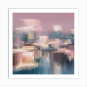 Abstract Cityscape 38 Art Print