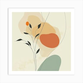 Abstract Flower 53 Art Print