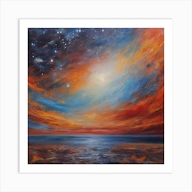 Sky At Night Art Print