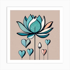 Lotus Flower 46 Art Print