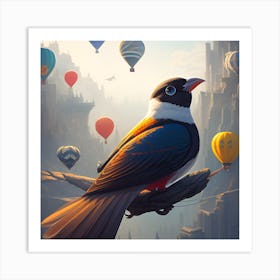 Bird In The Sky Art Print