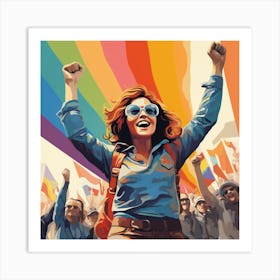 Lgbt Pride Parade Art Print