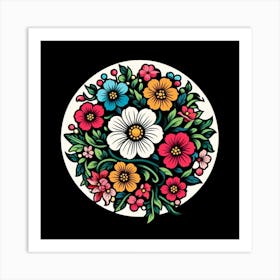 Russian Folk Art 1 Art Print