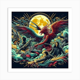 Devil And The Demon Art Print