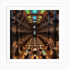 Library Of Dublin Art Print