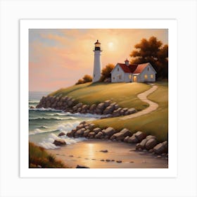 Lighthouse 9 Art Print