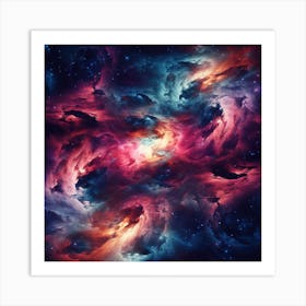Nebula In Space 1 Art Print