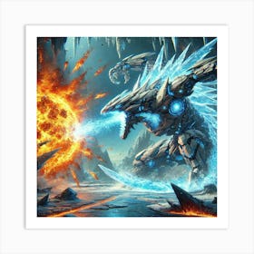 A Sci Fi Themed Scene Showcasing The Yin Ice Serpe Counter Strike 1 Art Print