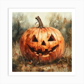 Halloween Pumpkin 1 Art Print