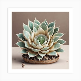 Succulent Plant Art Print