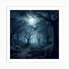 Dark Forest 14 Art Print