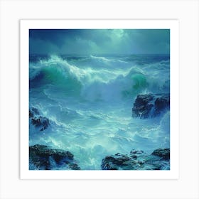 Stormy Seas Art Print