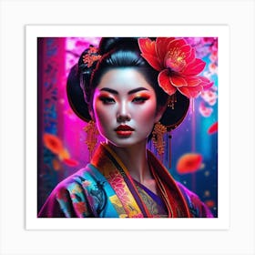 Geisha 170 Art Print