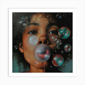 Bubbles 2 Art Print