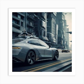 Futuristic Car Art Print