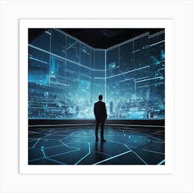 Futuristic City 5 Art Print