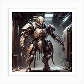 Robot Armor Art Print