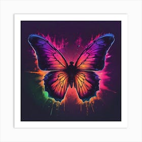 Colorful Butterfly 128 Art Print