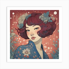 Asian Girl 6 Art Print