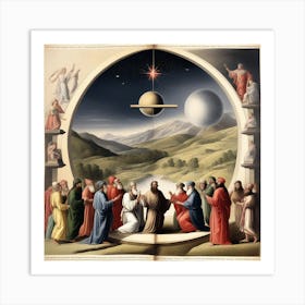 Baptism Of Jesus Art Print