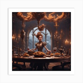 Dinner Art Print