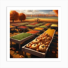 Welcome to the harvest Art Print