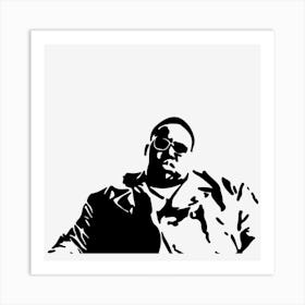 old school rapper Art Print