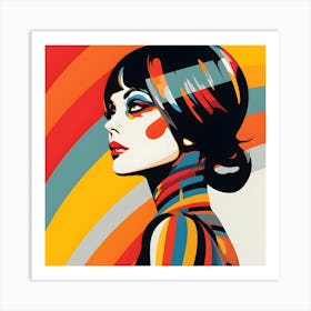 Mod Girl 21 Art Print