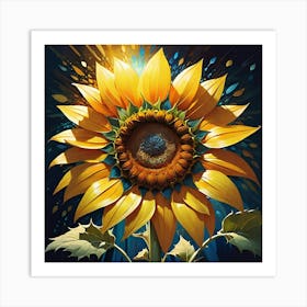 Sunflower 16 Art Print