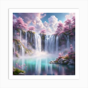 Waterfall 10 Art Print